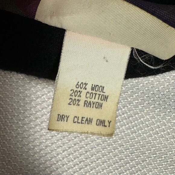 Vintage Lynn Murray Jacket Women’s Retro Artsy Tapestry Wool blend size 6 - Picture 14 of 16